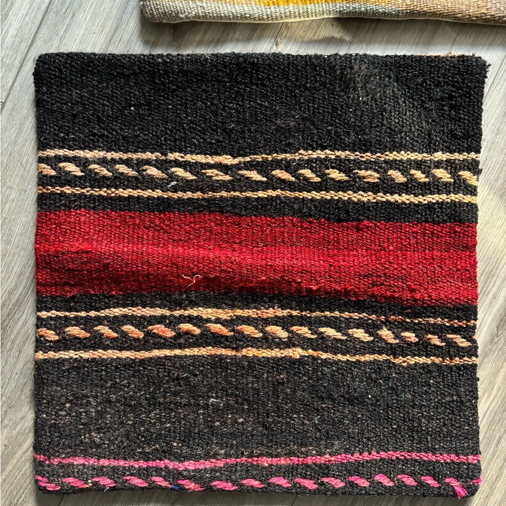 Kilim Rug Pillowcase [wool + cotton]